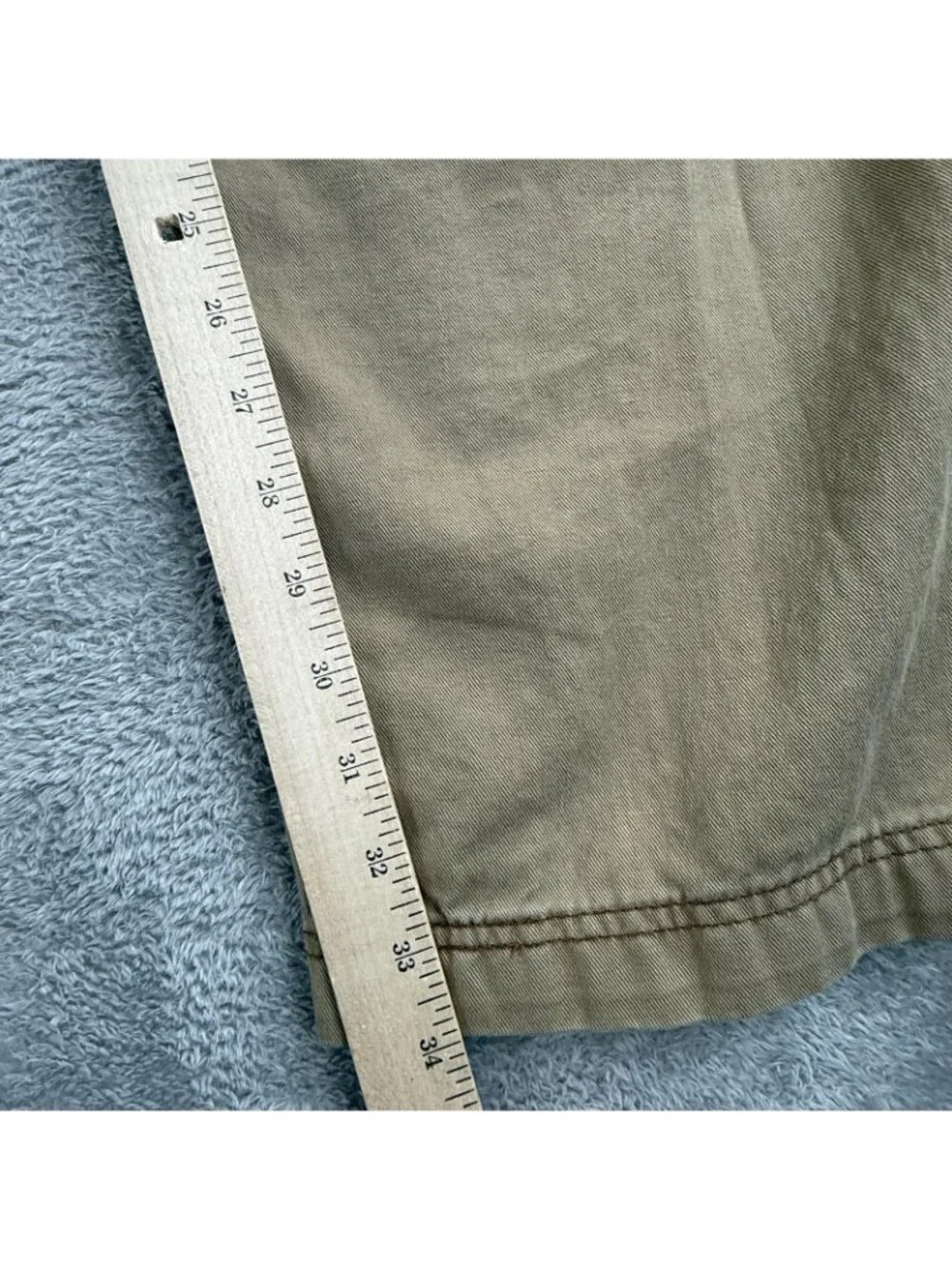 Vintage 701 Levis Cargo Pants Mens 34x34 Beige Loose Straight Relaxed Workwear